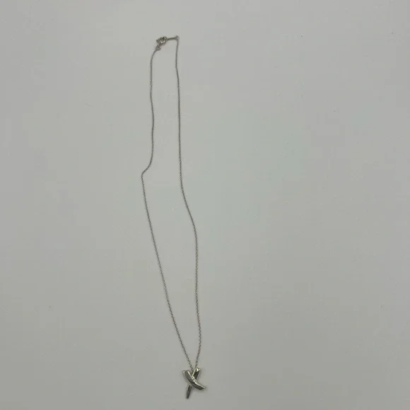 Tiffany & Co Paloma's Graffiti X Pendant Necklace EUC
